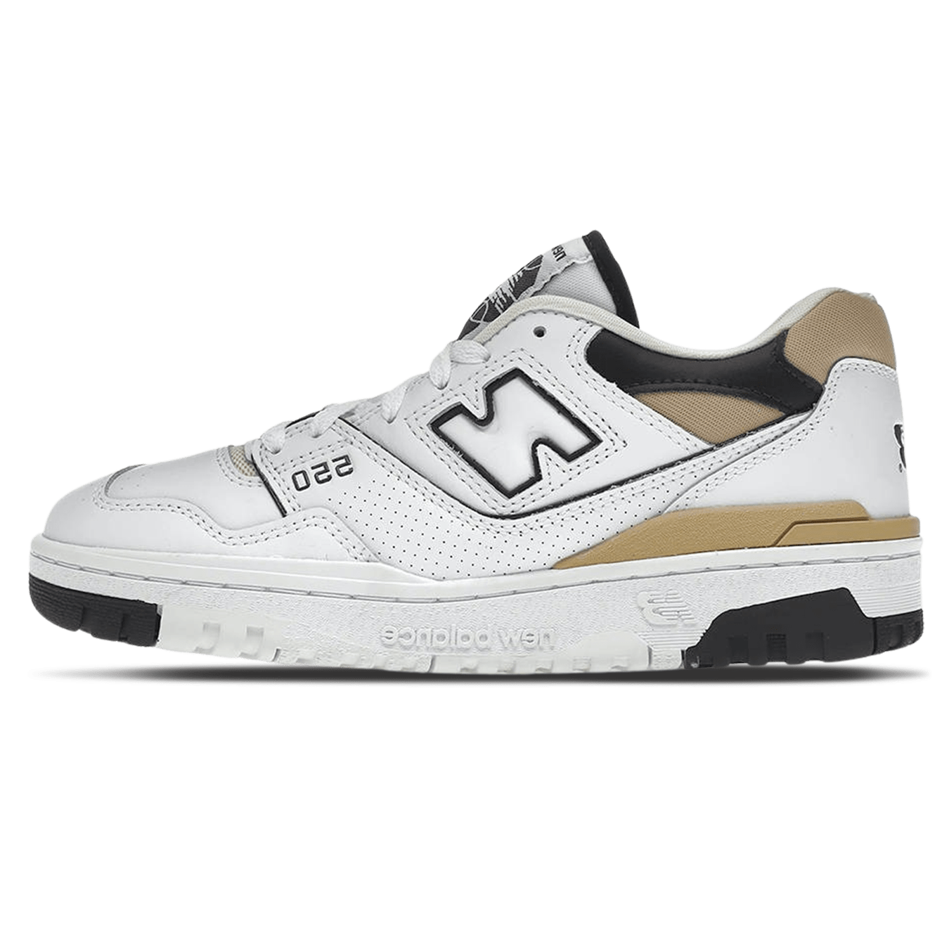 New Balance 550 'White Brown' — UK 3.5 | EU 36 | US 4 — Front View