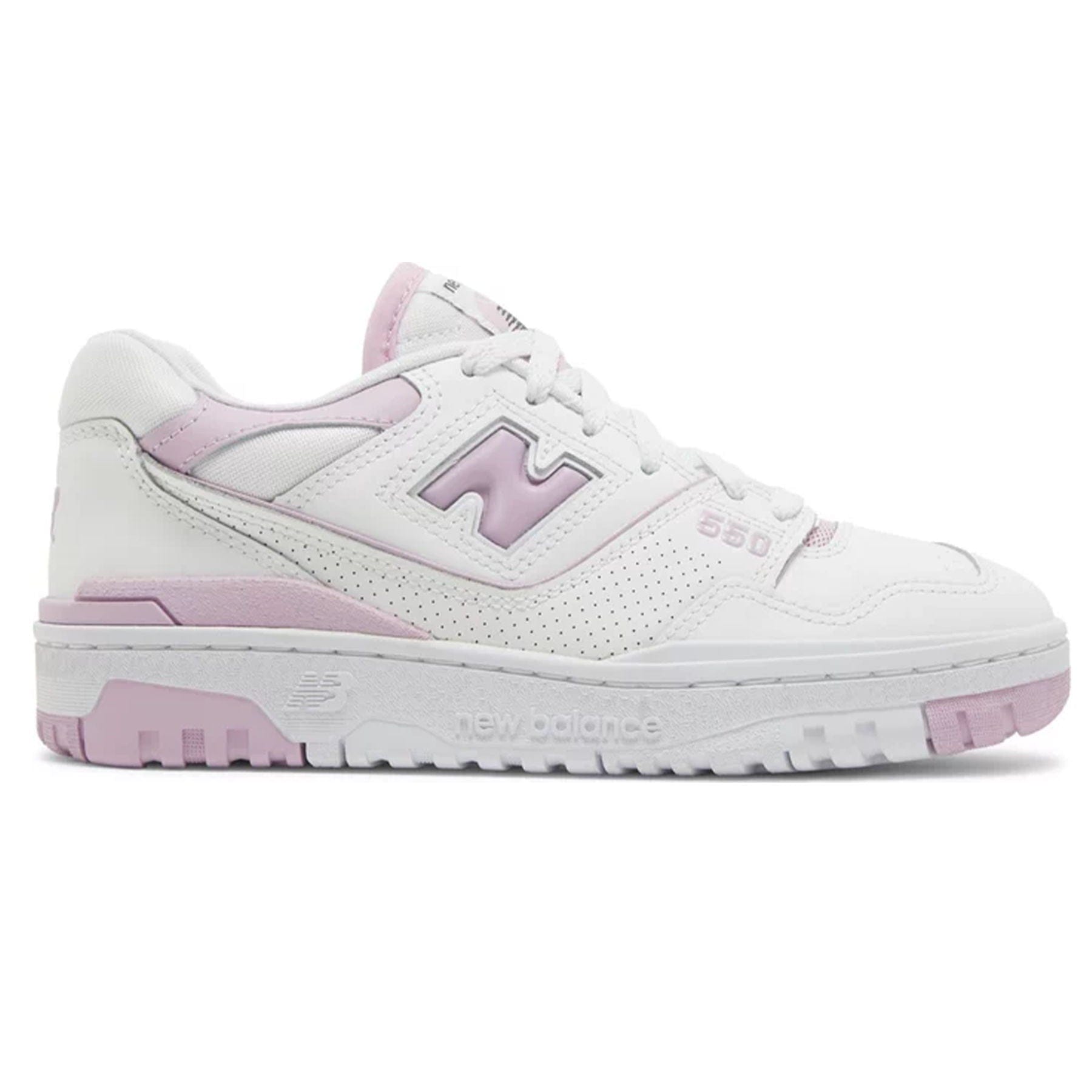 New Balance 550 Wmns 'White Bubblegum Pink' — UK 3 | EU 35 | US 5 — Side View