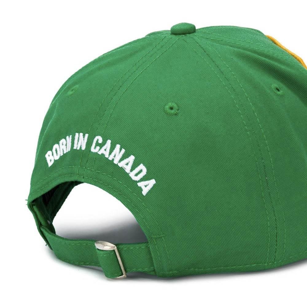 DSQUARED2 Logo Patch Cap Green — Side View