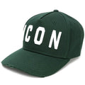 DSQUARED2 Icon Baseball Cap Green — Front View