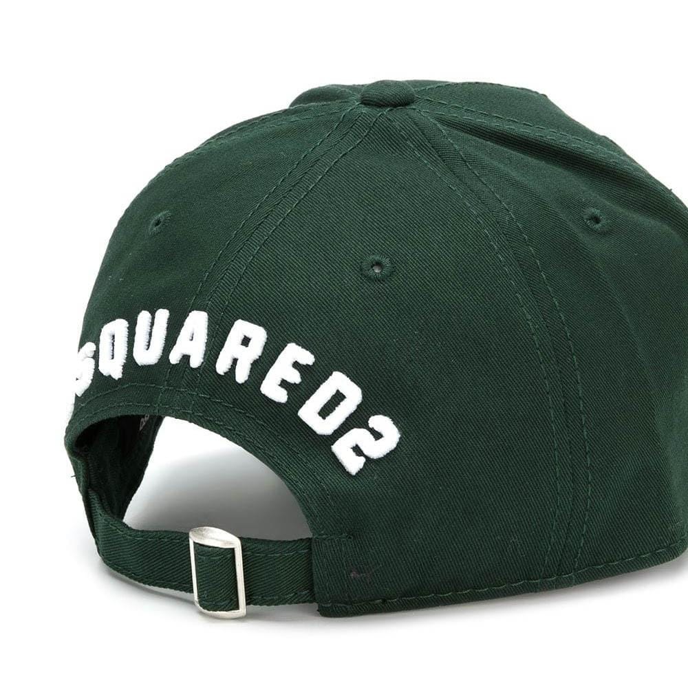 DSQUARED2 Icon Baseball Cap Green — Side View