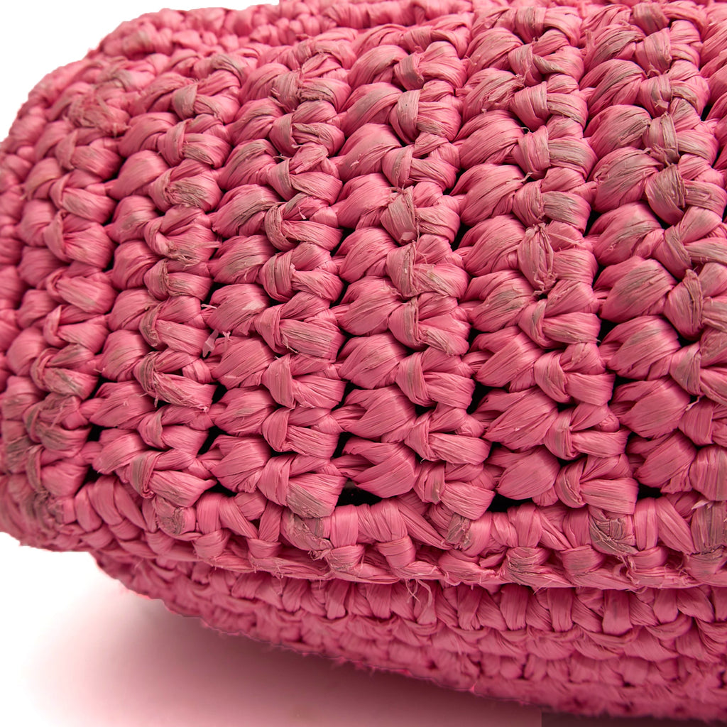 Saint Laurent Shoulder Bag Niki - Medium in Pink, Raffia — Alternate View 8