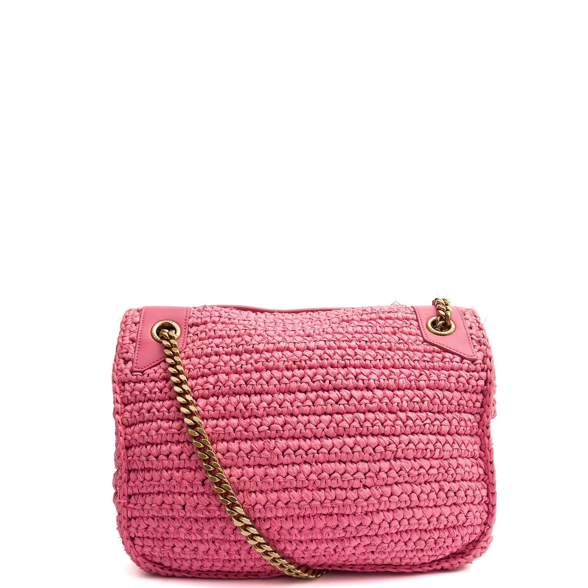 Saint Laurent Shoulder Bag Niki - Medium in Pink, Raffia — Alternate View 12