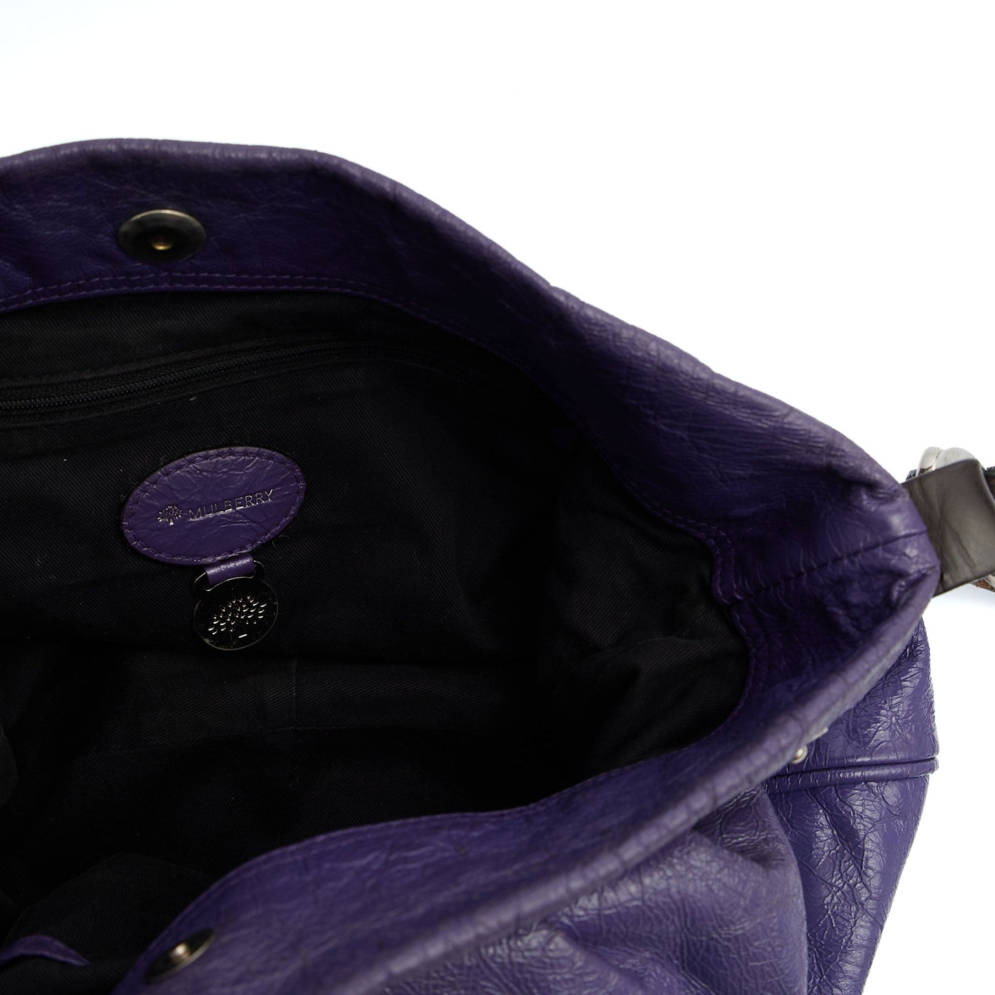 Mulberry Tote Mitzy Hobo in Purple, Patent Leather — Alternate View 11