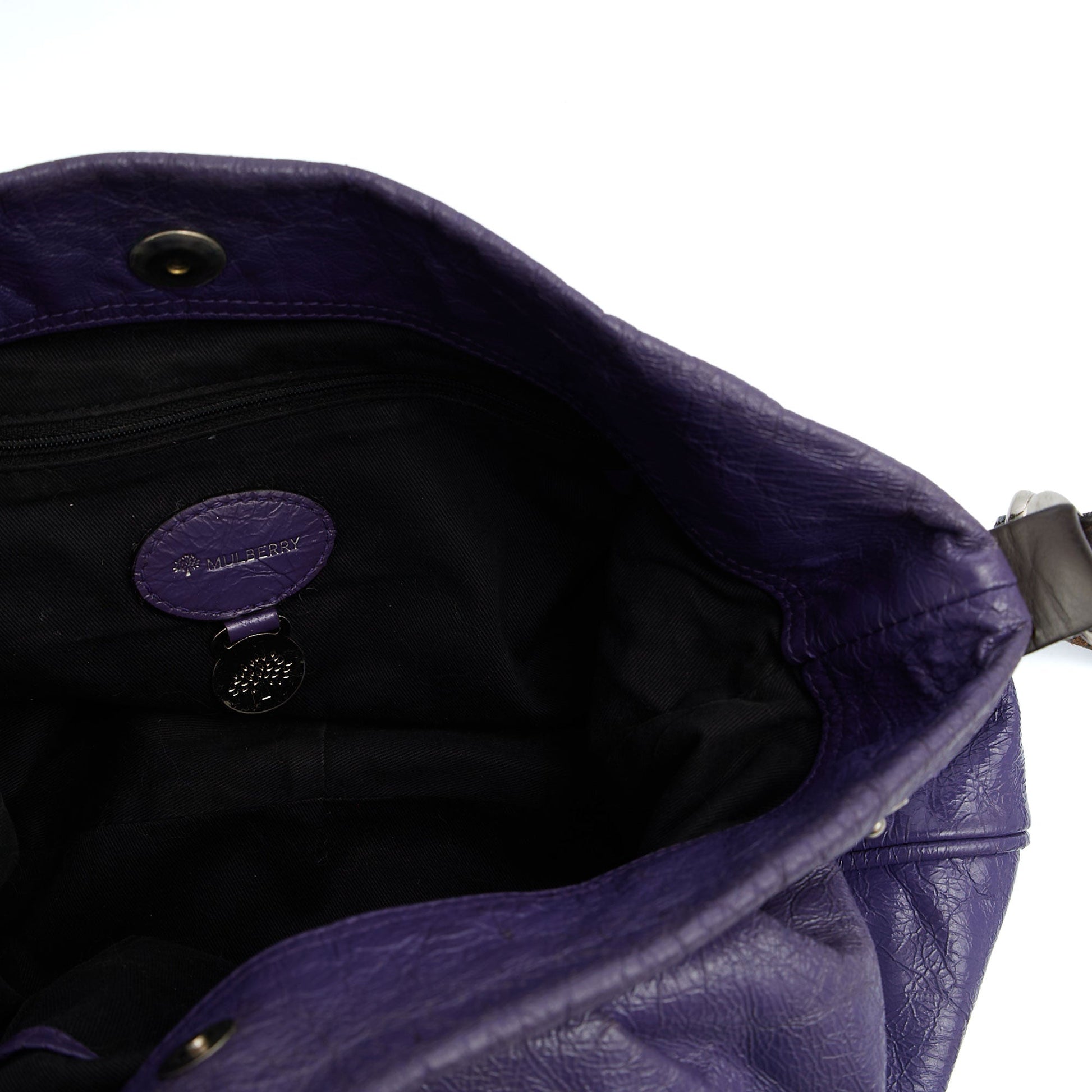 Mulberry Tote Mitzy Hobo in Purple, Patent Leather — Alternate View 18