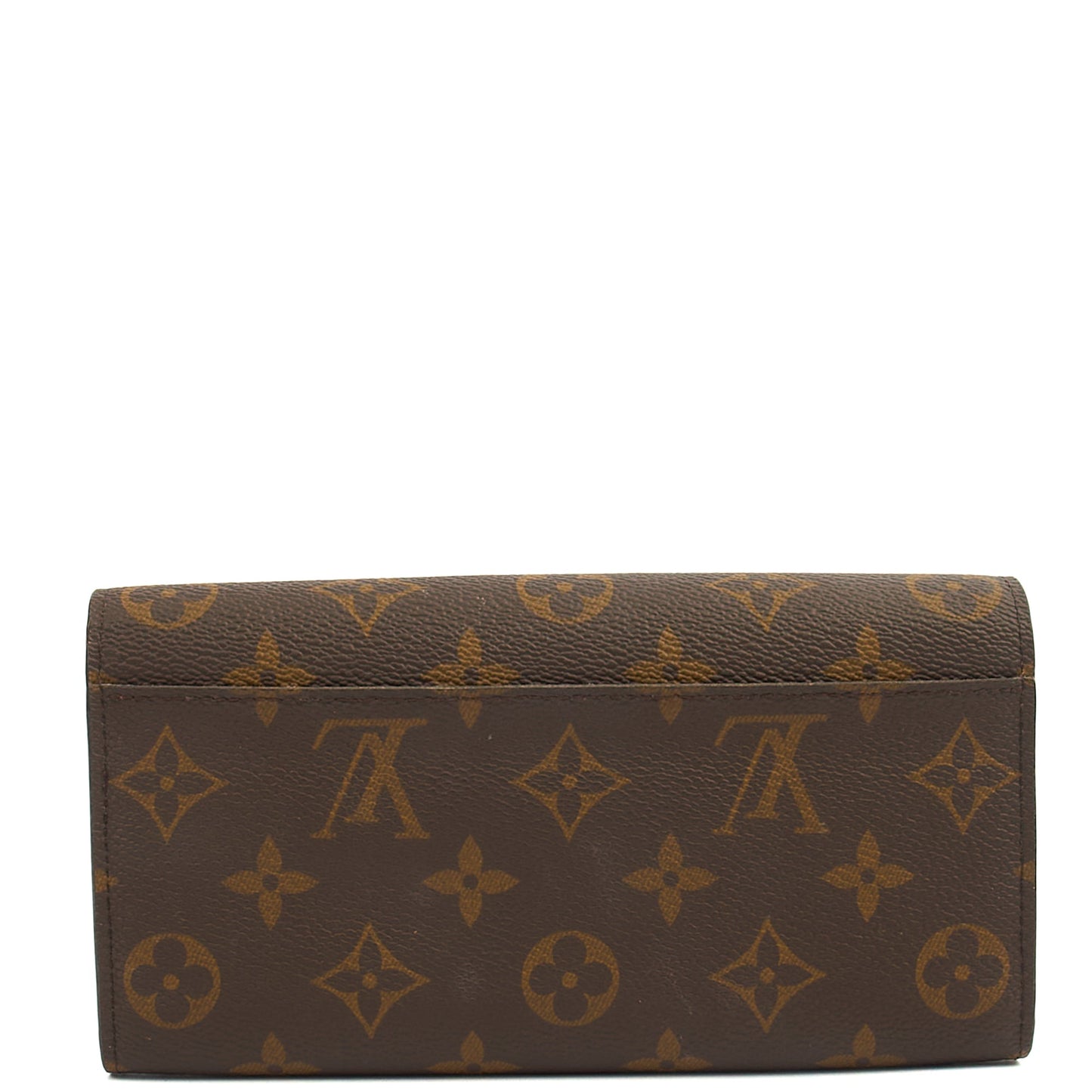 Louis Vuitton Purse Sarah Wallet in Monogram, Canvas — Back View