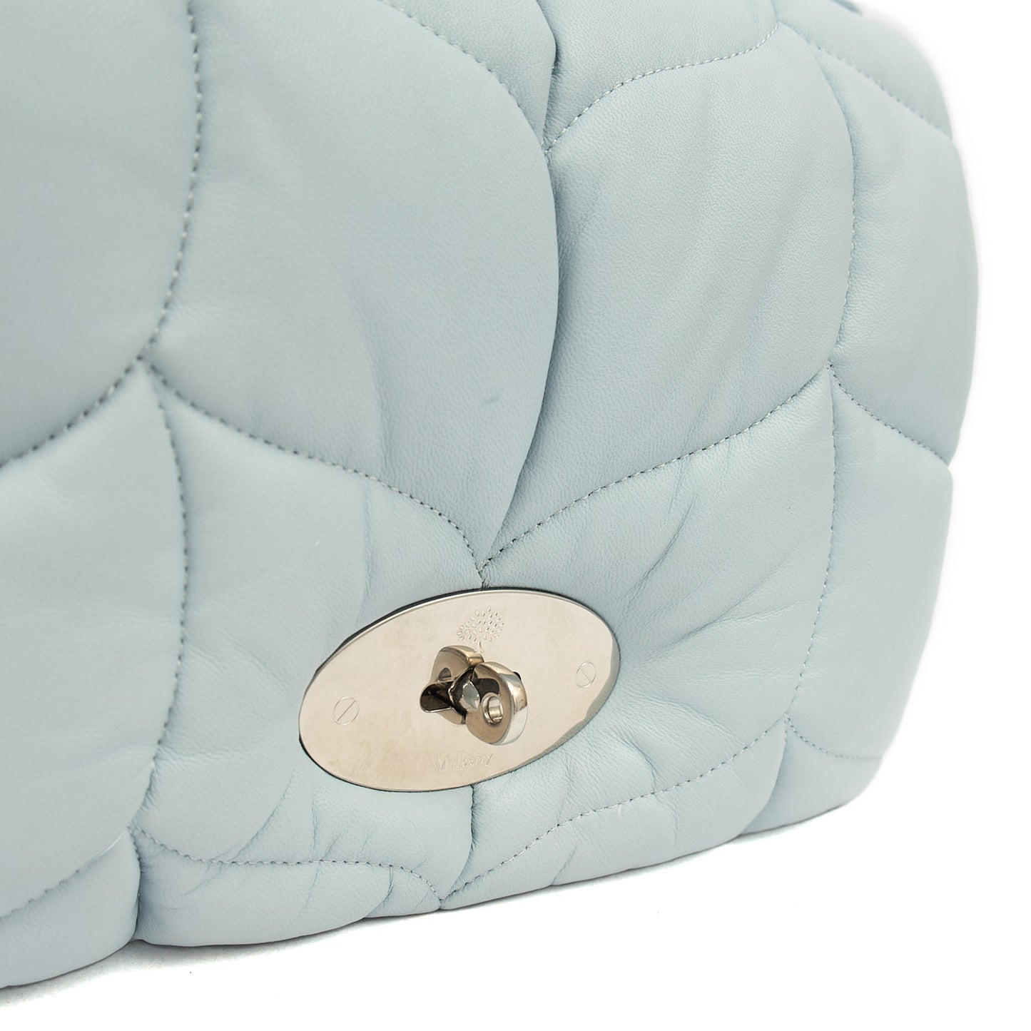 Mulberry Cross Body Little Softie in Poplin Blue, Leather — Lifestyle View