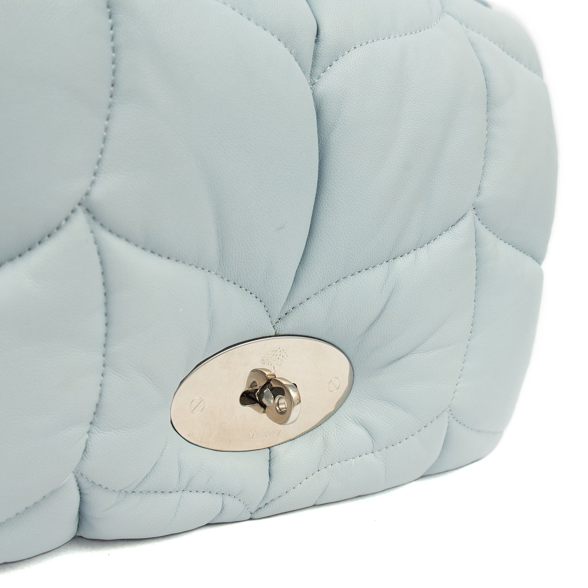 Mulberry Cross Body Little Softie in Poplin Blue, Leather — Alternate View 18
