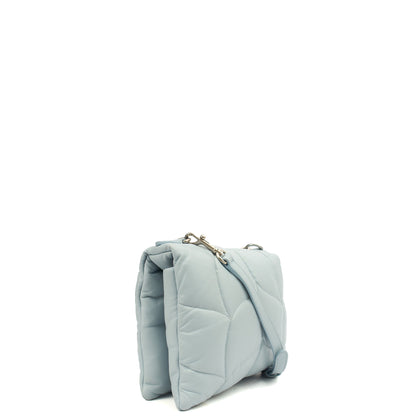 Mulberry Cross Body Little Softie in Poplin Blue, Leather — Side View