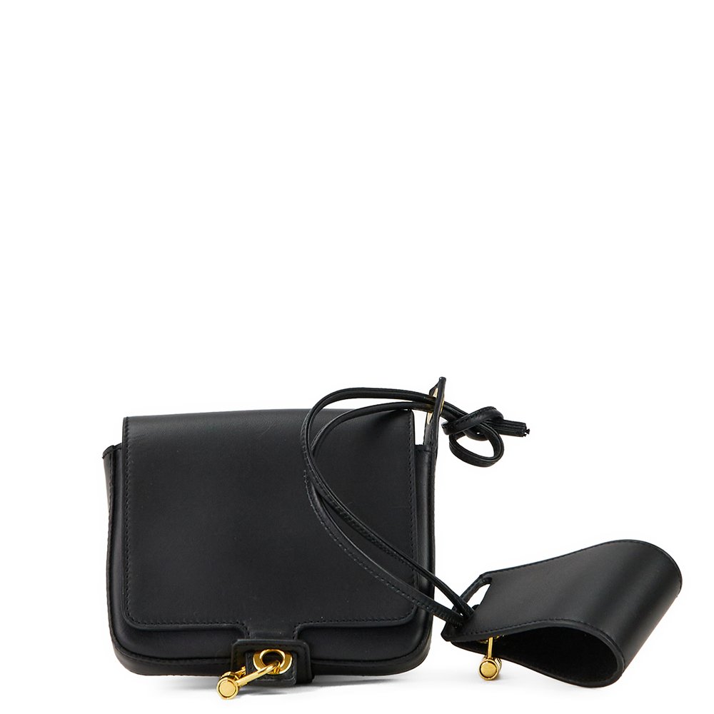 Tom Ford Cross Body Arm Cuff Bag - Mini in Red, Leather — Front View