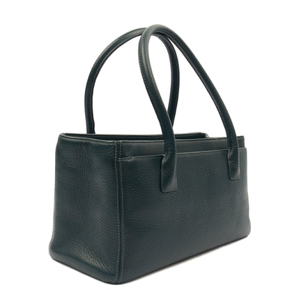 Chanel Tote Executive Cerf Tote- Small in Blue, Calfskin Leather — Alternate View 12