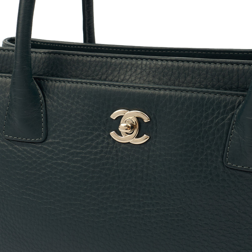 Chanel Tote Executive Cerf Tote- Small in Blue, Calfskin Leather — Alternate View 11