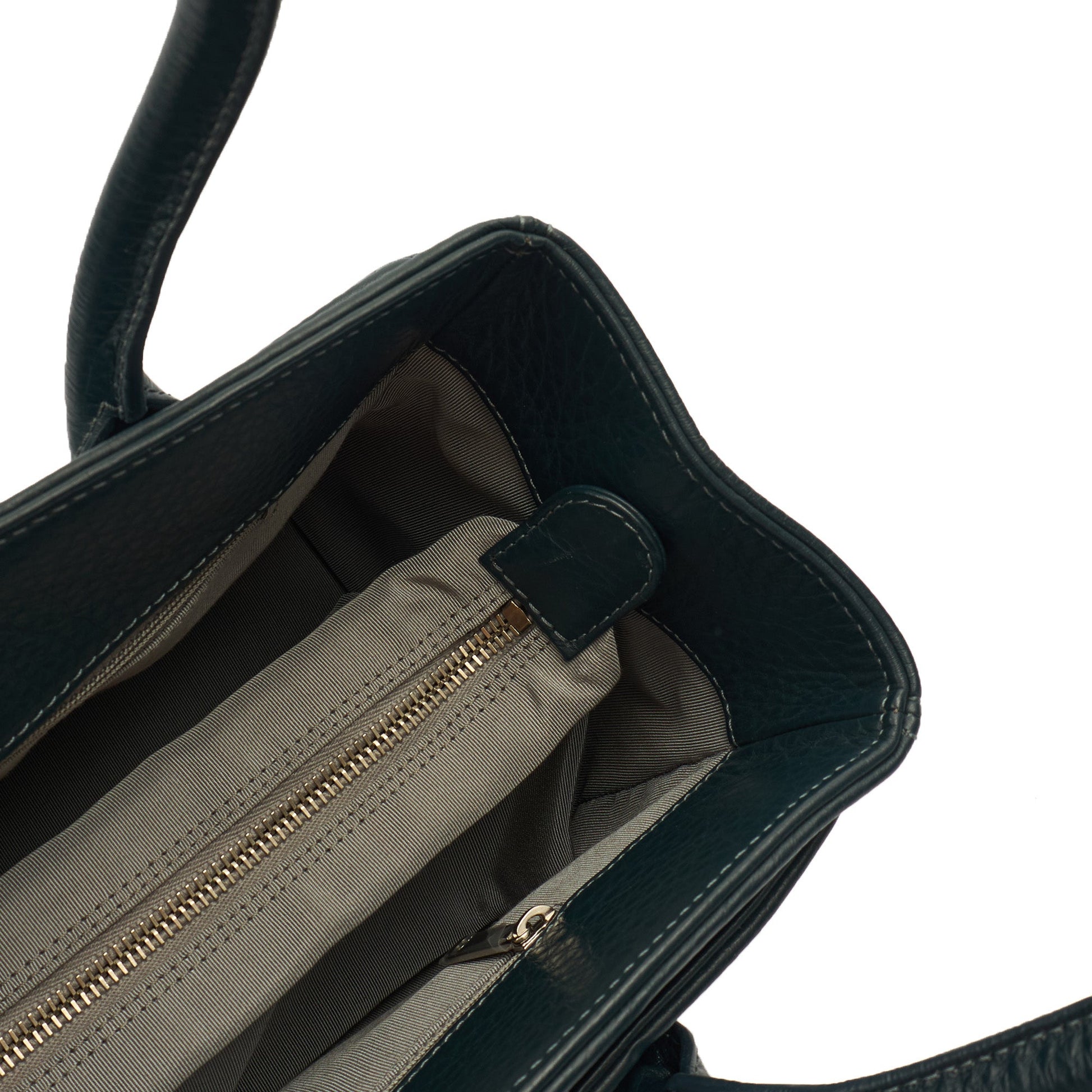 Chanel Tote Executive Cerf Tote- Small in Blue, Calfskin Leather — Alternate View 9