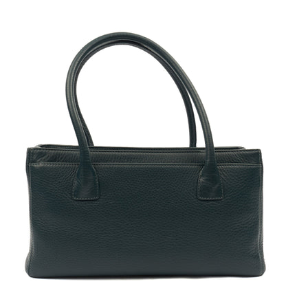 Chanel Tote Executive Cerf Tote- Small in Blue, Calfskin Leather — Alternate View 13