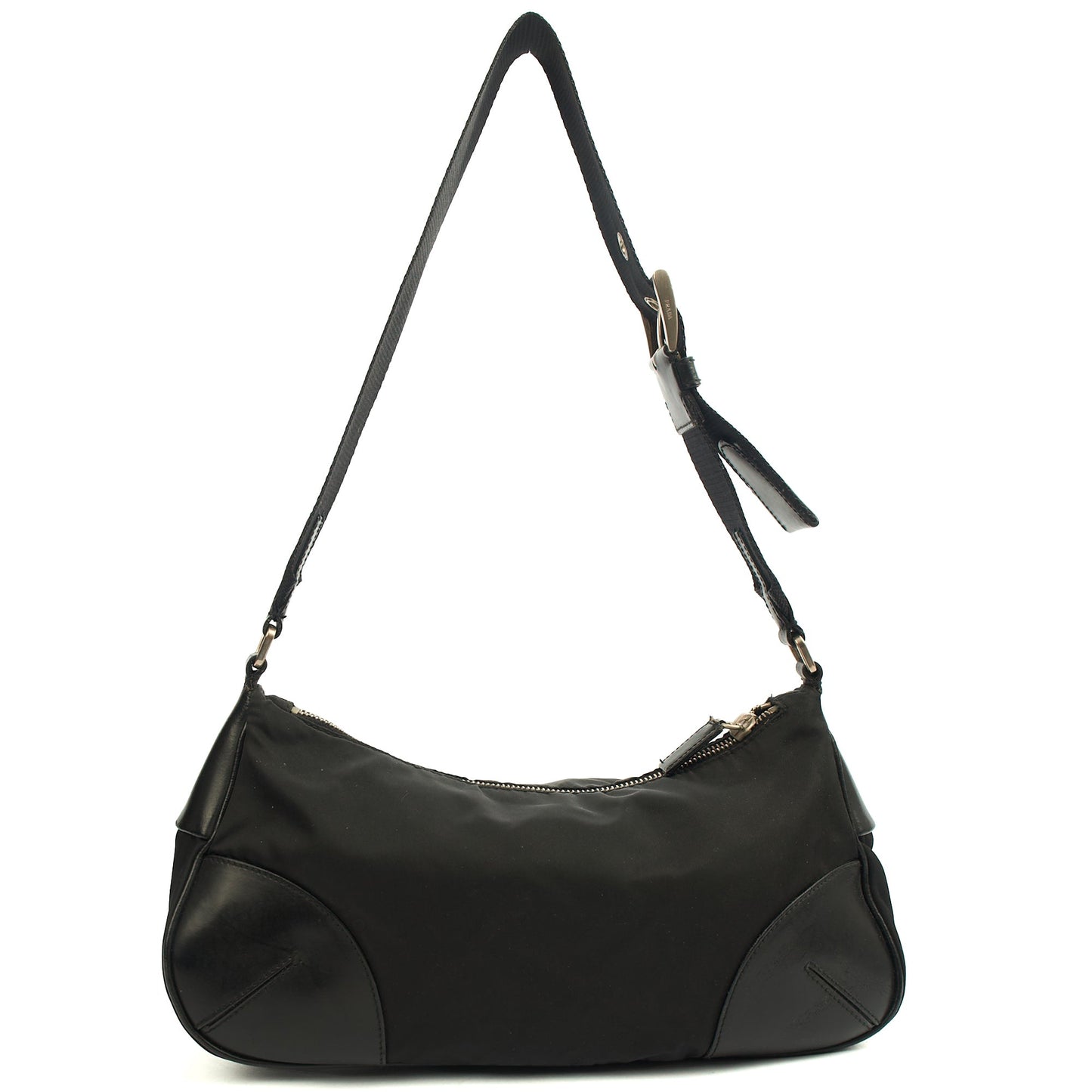 Prada Shoulder Bag Shoulder Bag in Black, Nylon — Alternate View 7