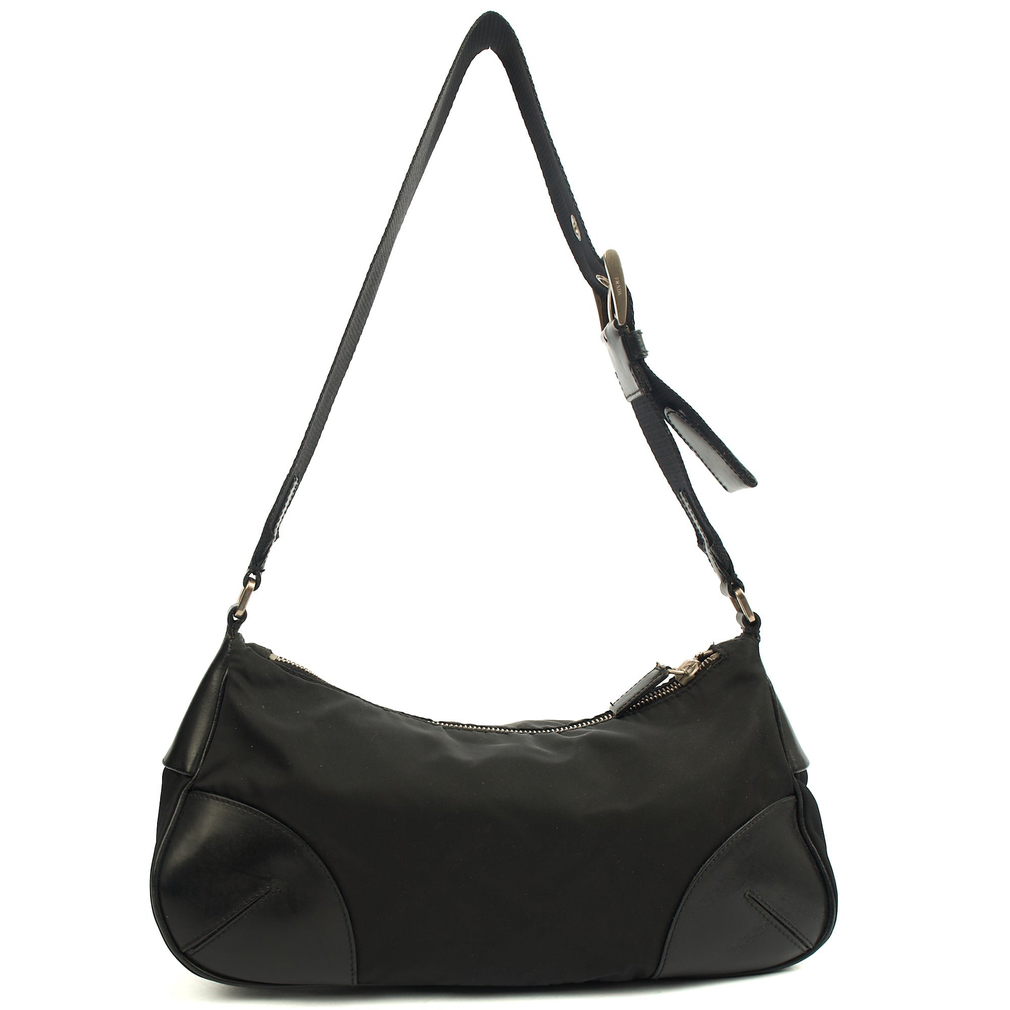 Prada Shoulder Bag Shoulder Bag in Black, Nylon — Alternate View 7
