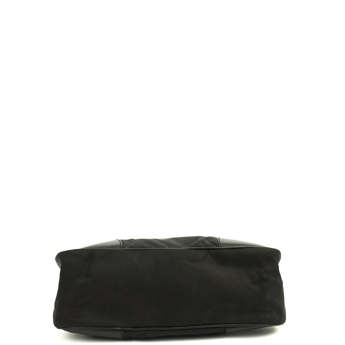 Prada Shoulder Bag Shoulder Bag in Black, Nylon — Top View