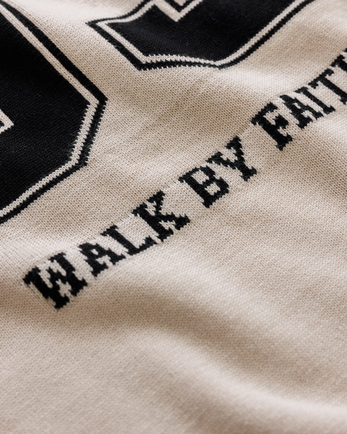 Benir Clothing God’s Timing 83 knit Jersey - Cream — XS — Lifestyle View