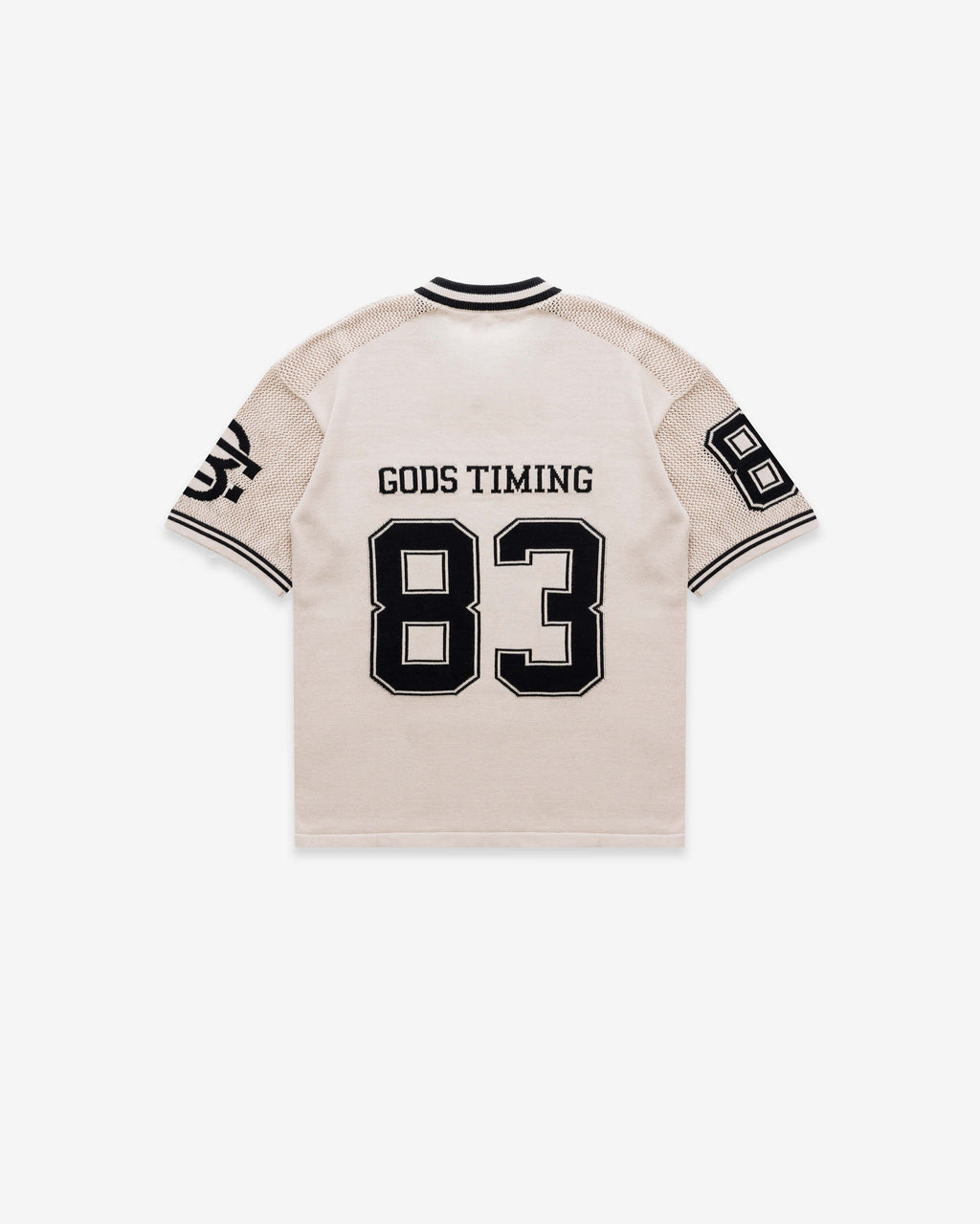 Benir Clothing God’s Timing 83 knit Jersey - Cream — XS — Alternate View 7
