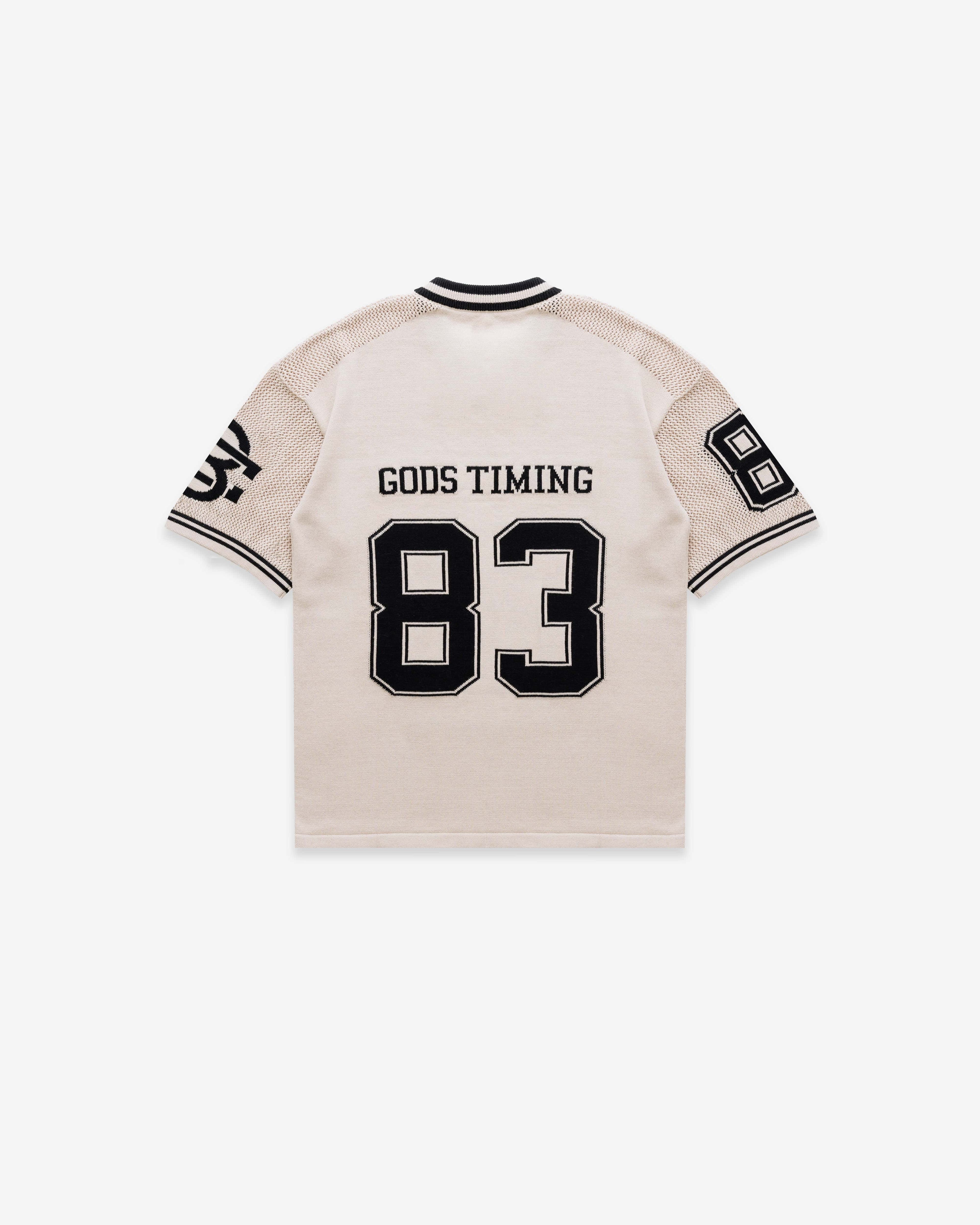 Benir Clothing God’s Timing 83 knit Jersey - Cream — XS — Alternate View 7