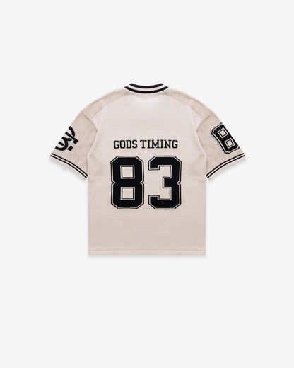 Benir Clothing God’s Timing 83 knit Jersey - Cream — XS — Alternate View 7