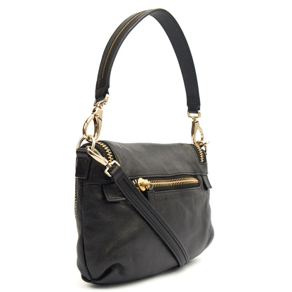Anya Hindmarch Cross Body Maxi Zip Crossbody in Black, Leather — Alternate View 8
