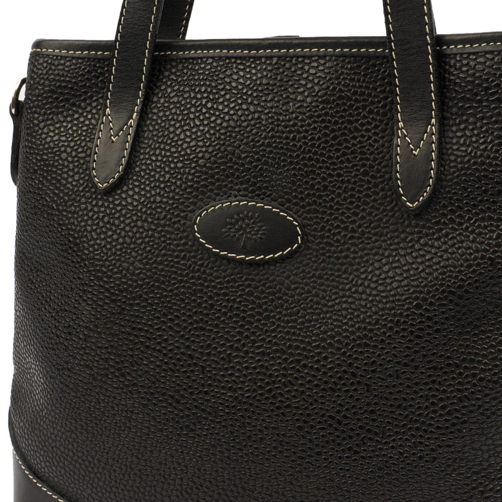 Mulberry Tote Vintage Tote  in Black, Scotchgrain — Alternate View 7