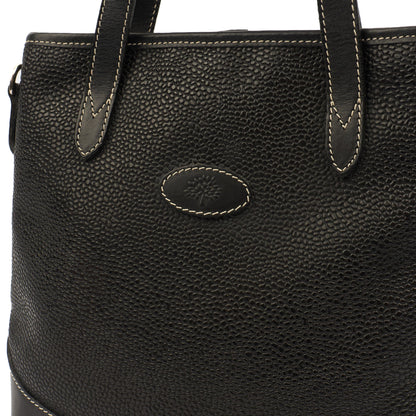 Mulberry Tote Vintage Tote  in Black, Scotchgrain — Alternate View 7