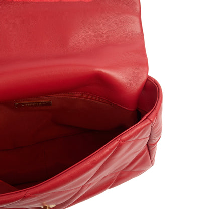 Chanel Shoulder Bag Chanel 19 in Red, Calfskin Leather — Alternate View 8