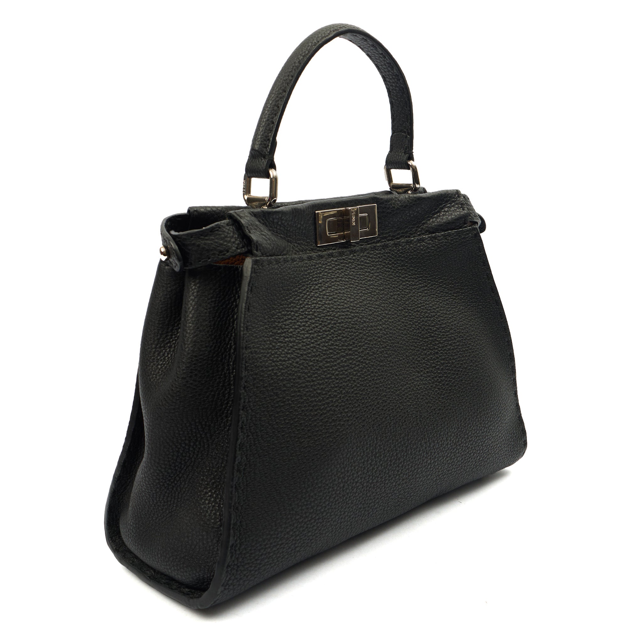 Fendi Tote Peekaboo - Medium in Black, Leather — Alternate View 14