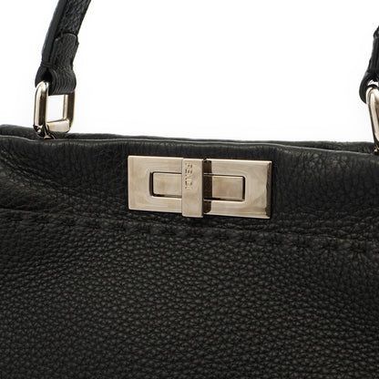 Fendi Tote Peekaboo - Medium in Black, Leather — Alternate View 18