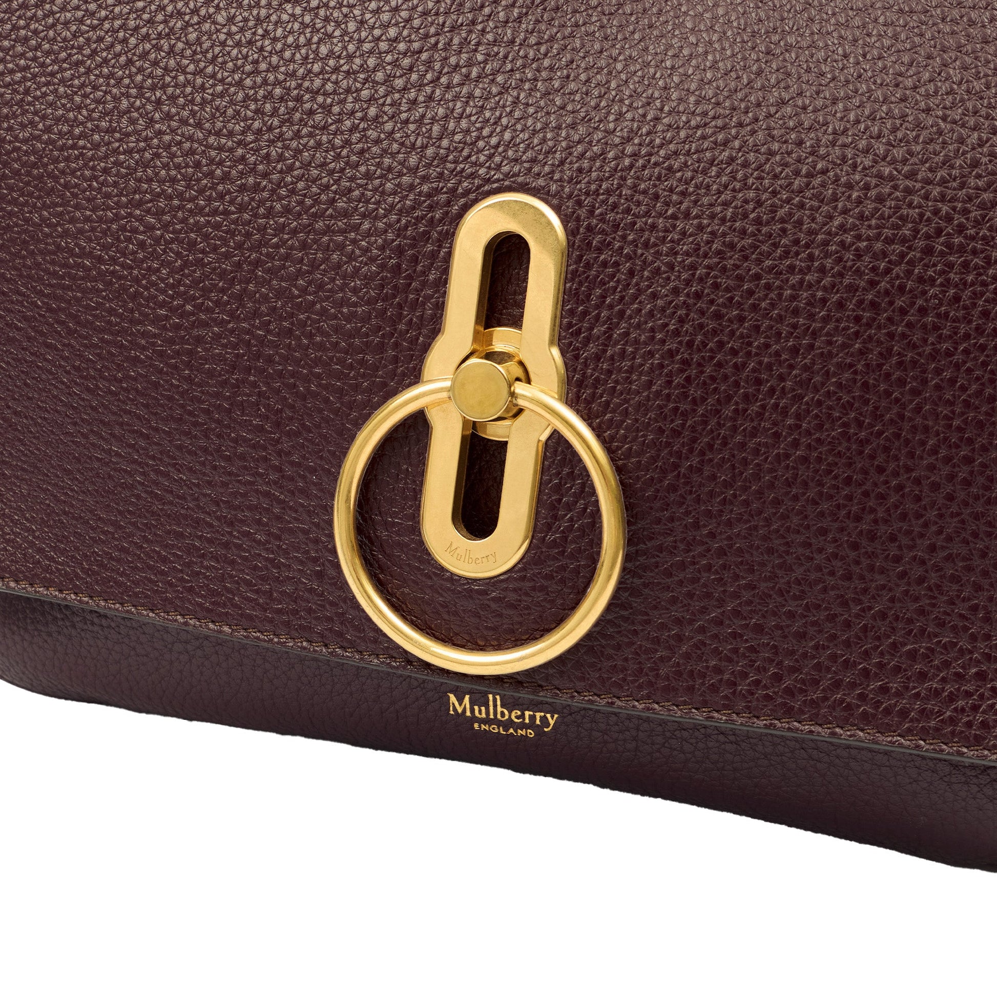 Mulberry Satchel Amberley in Oxblood, Leather — Alternate View 18