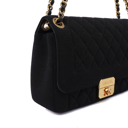 Chanel Shoulder Bag Flap Bag in Black, Fabric — Alternate View 8