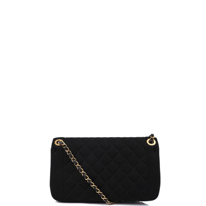 Chanel Shoulder Bag Flap Bag in Black, Fabric — Alternate View 15