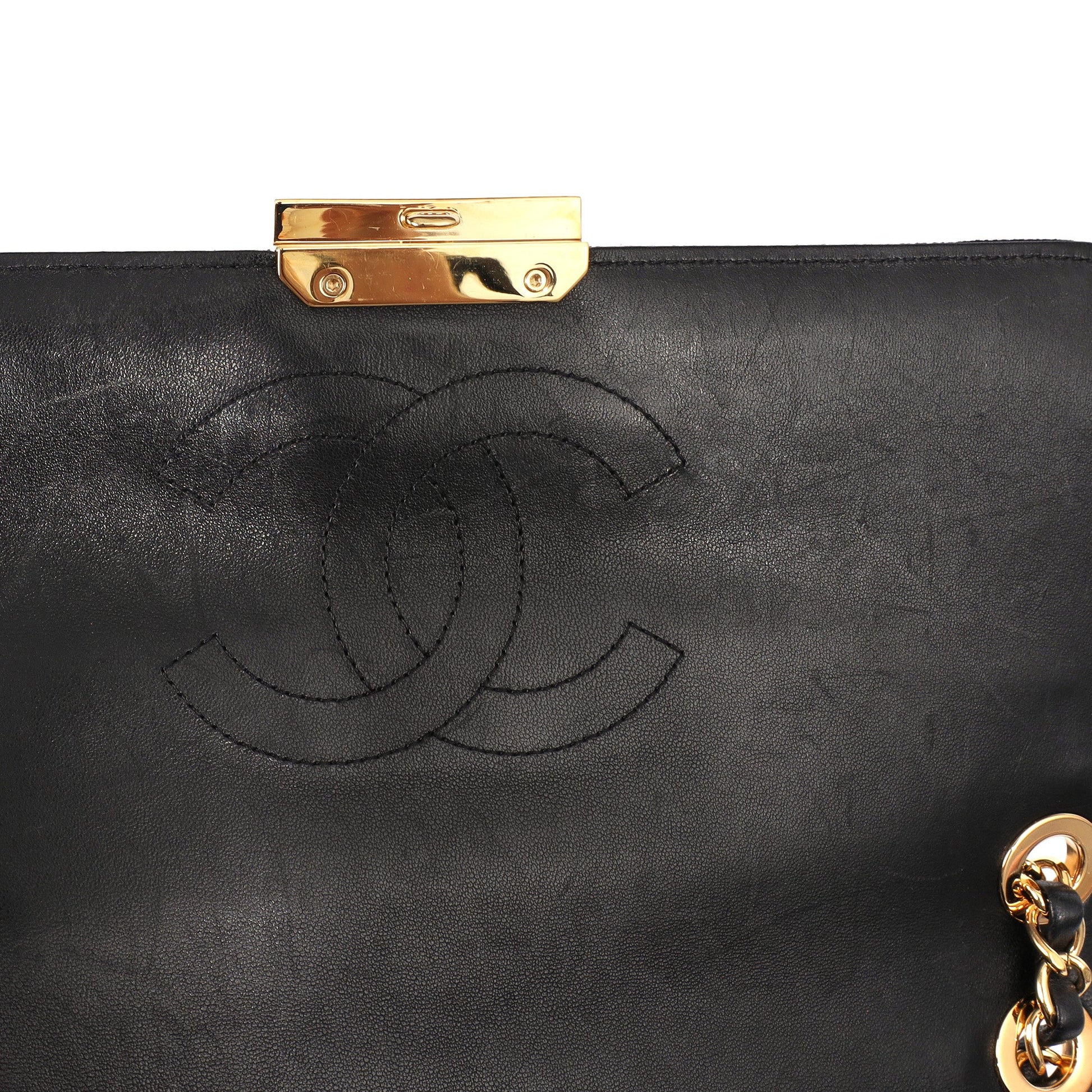 Chanel Shoulder Bag Flap Bag in Black, Fabric — Alternate View 21