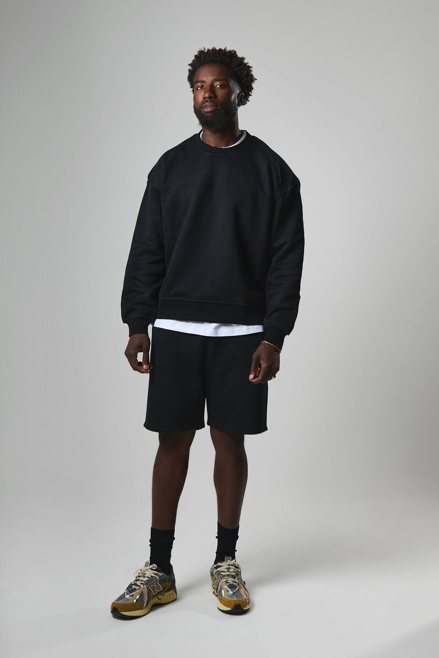 Etiquette Core Short 'Black' — Black — Size S — Back View