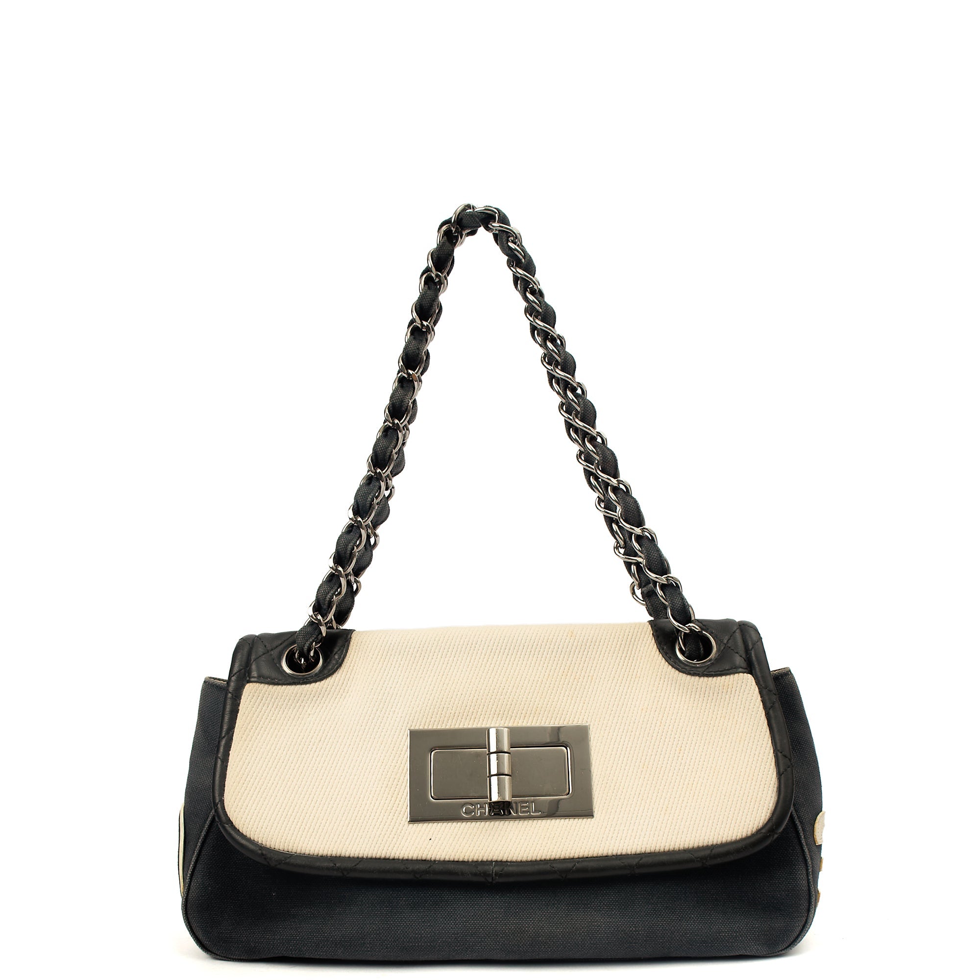 Chanel Shoulder Bag No.5 Giant Mademoiselle Bag in Multi, Canvas — Alternate View 12