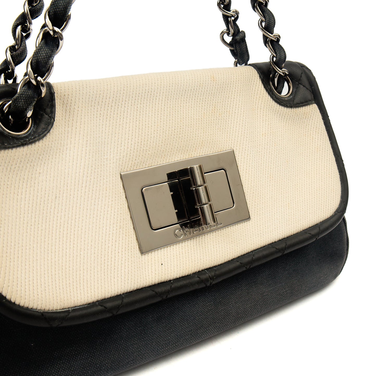 Chanel Shoulder Bag No.5 Giant Mademoiselle Bag in Multi, Canvas — Alternate View 17