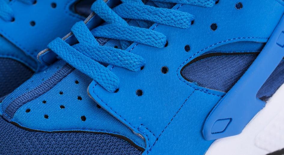 Nike Air Huarache Gym Blue-Bright Mango — UK 3 | EU 35.5 | US 3.5 — Back View