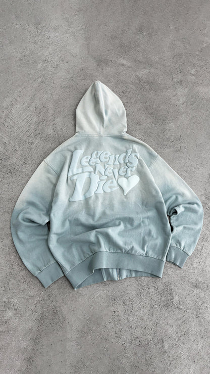 Legende Paris LND GRADIENT HOOD - ICY BLUE — XS — Alternate View 7