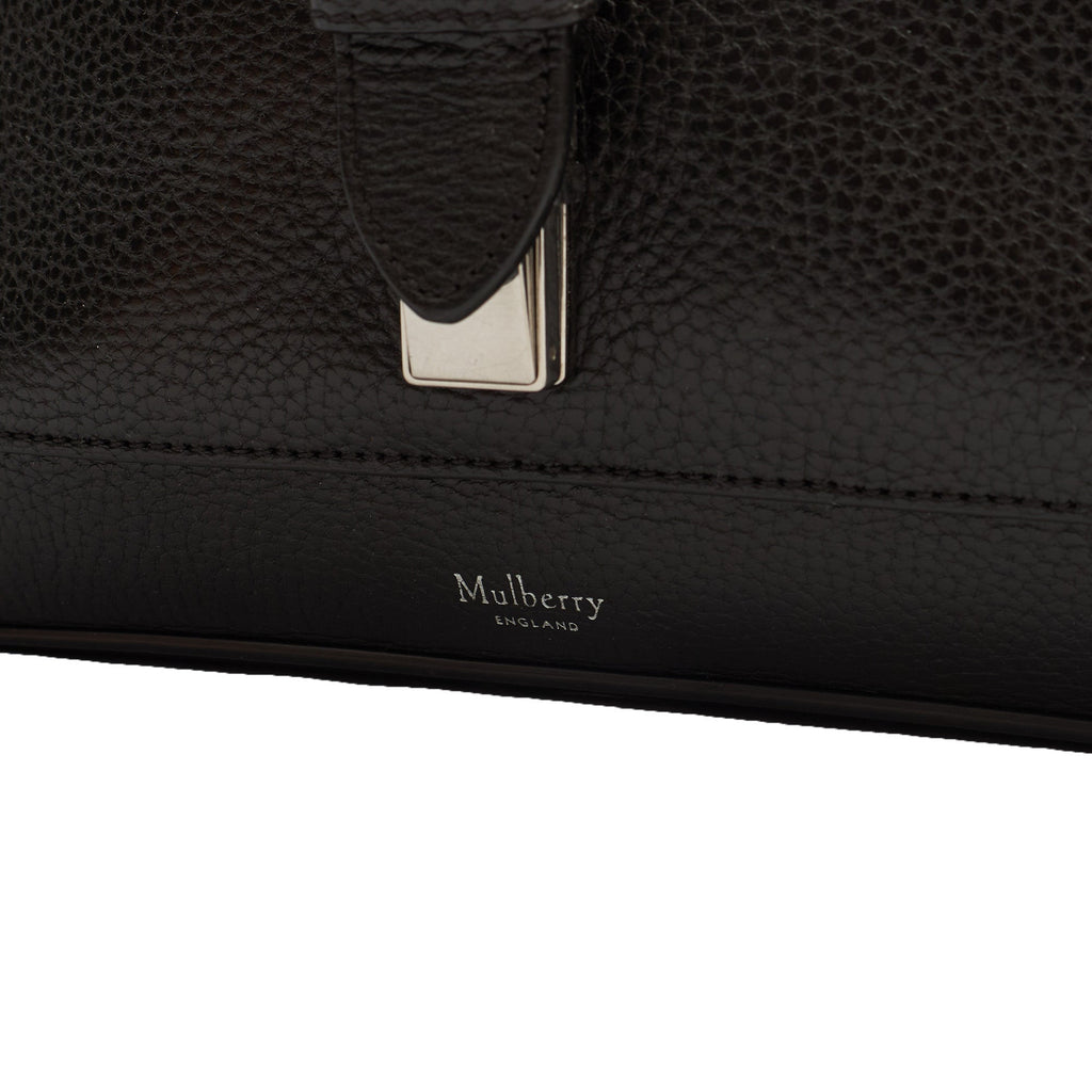 Mulberry Satchel Chiltern Satchel in Black, Leather — Lifestyle View