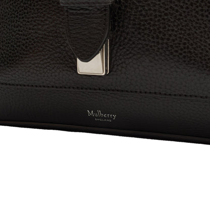 Mulberry Satchel Chiltern Satchel in Black, Leather — Lifestyle View