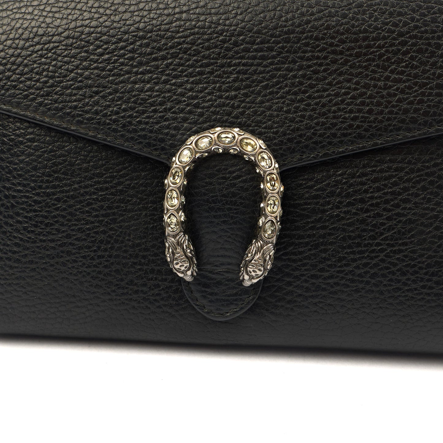 Gucci Clutch Dionysus Chain Wallet in Black, Leather — Alternate View 18