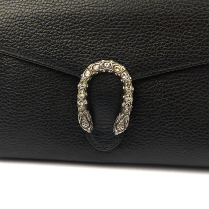 Gucci Clutch Dionysus Chain Wallet in Black, Leather — Alternate View 18