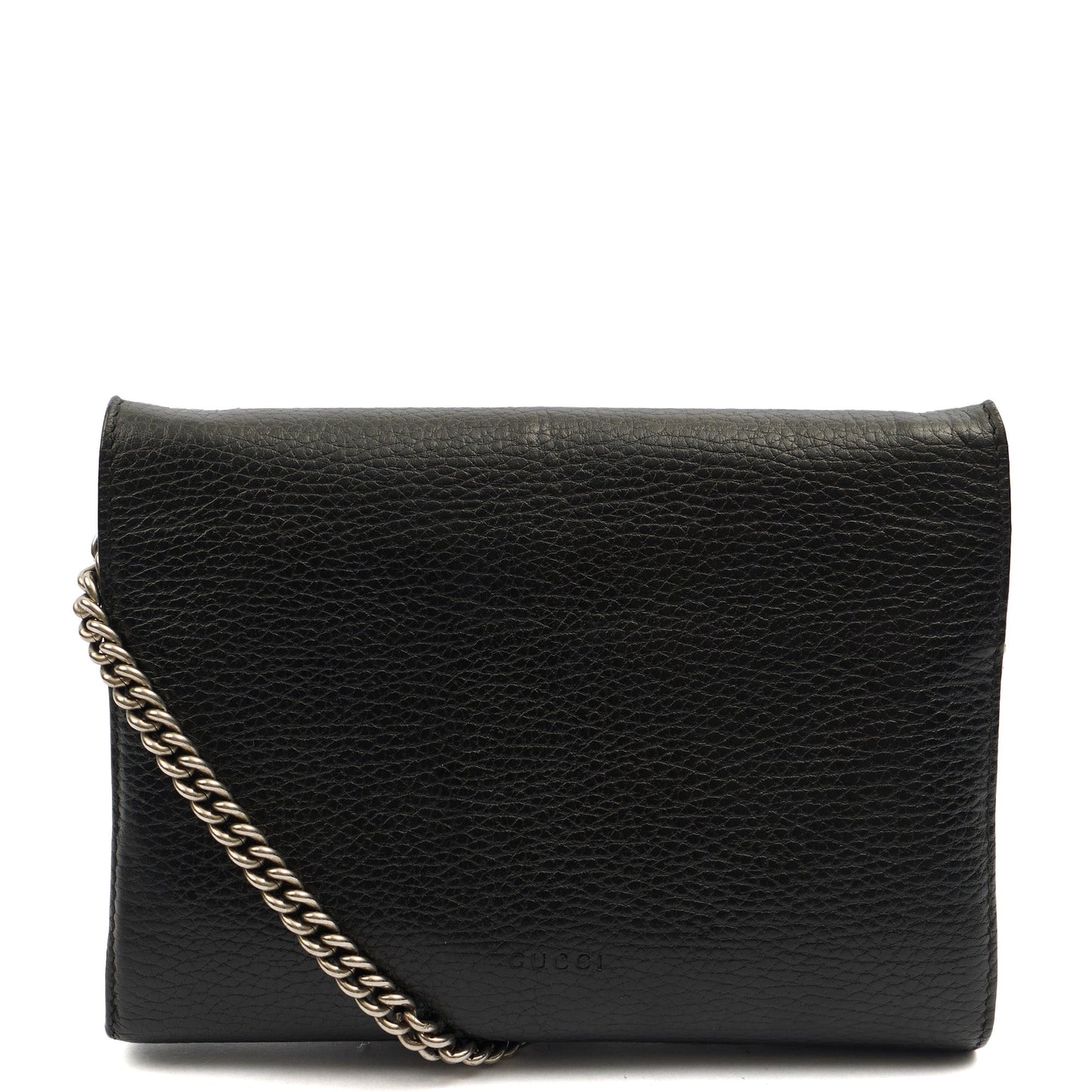 Gucci Clutch Dionysus Chain Wallet in Black, Leather — Alternate View 15