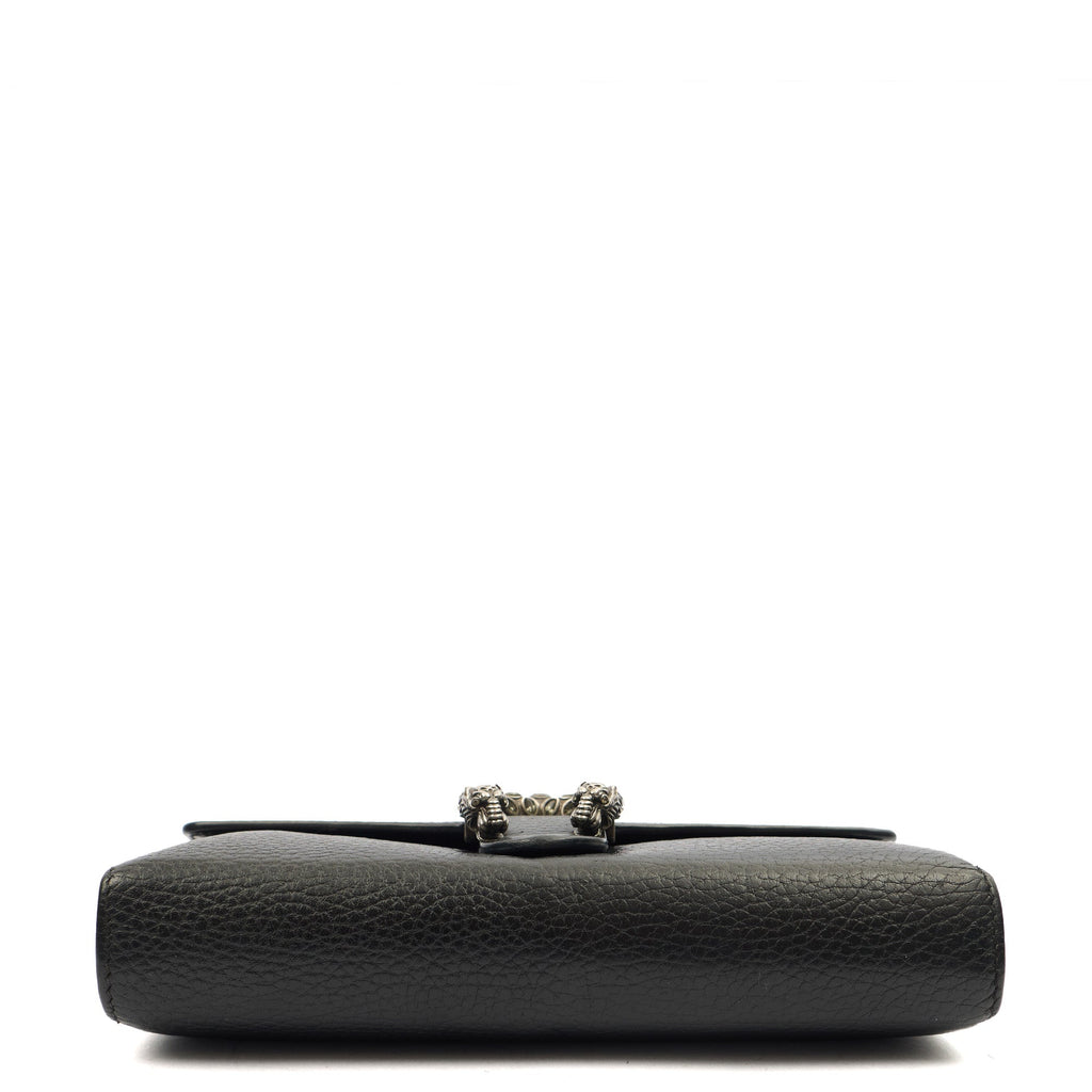 Gucci Clutch Dionysus Chain Wallet in Black, Leather — Alternate View 16