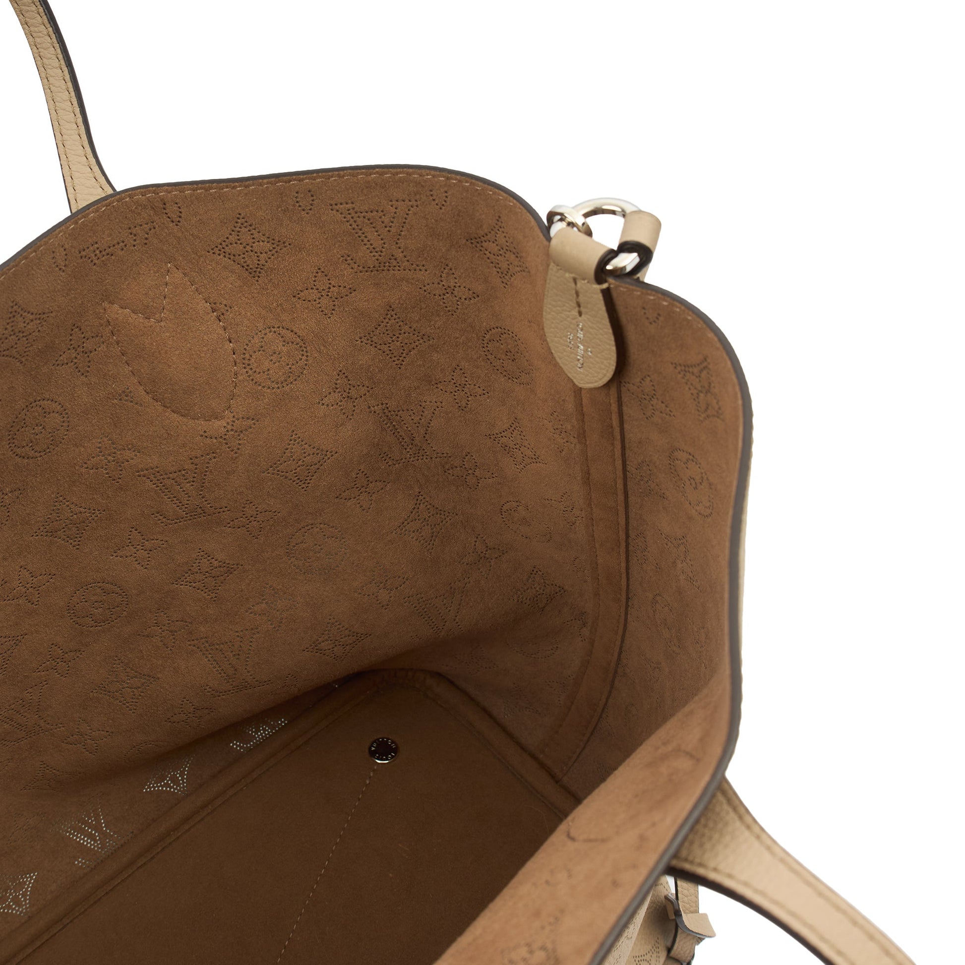 Louis Vuitton Tote Blossom MM Tote in Grey, Mahina Calfskin — Alternate View 14