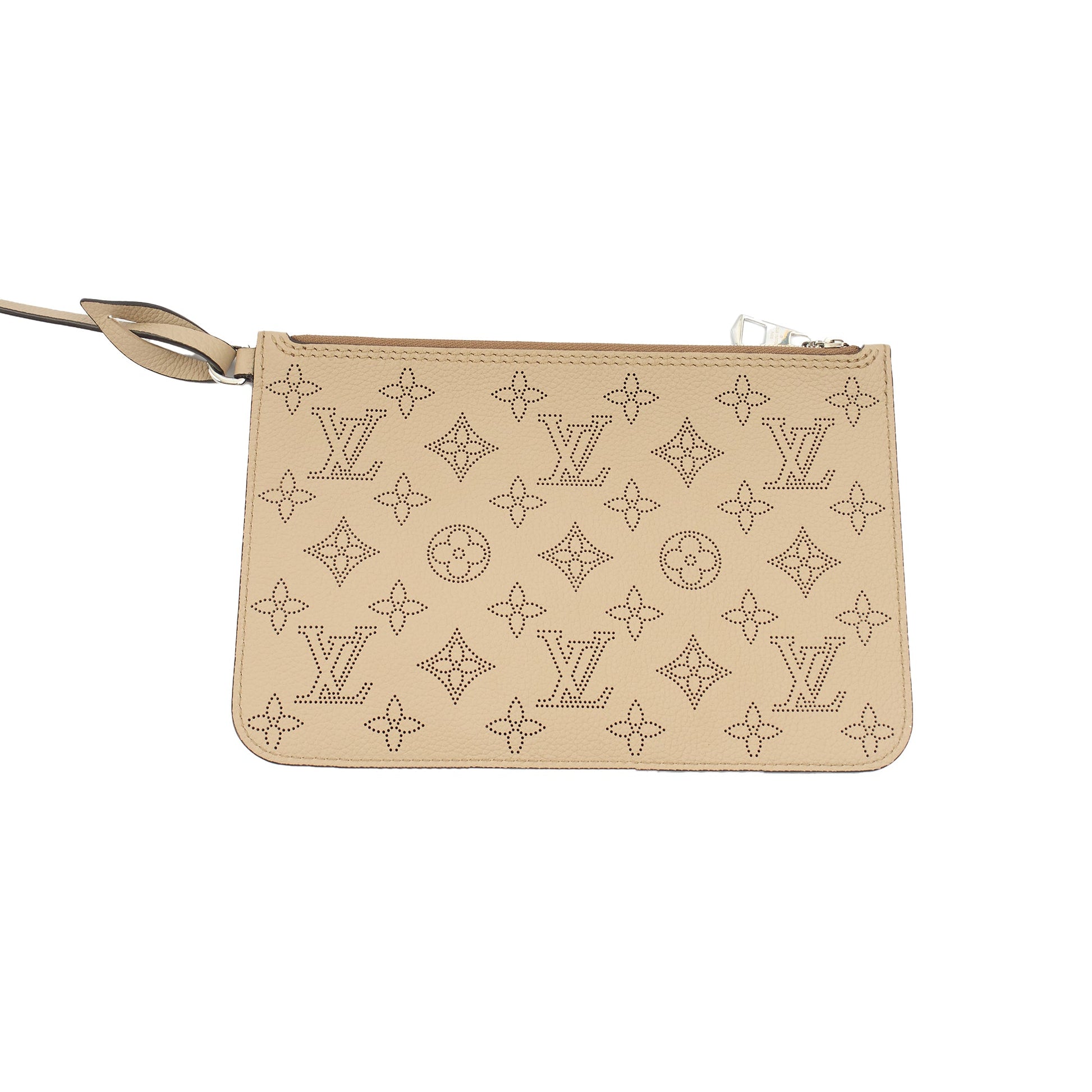 Louis Vuitton Tote Blossom MM Tote in Grey, Mahina Calfskin — Alternate View 12