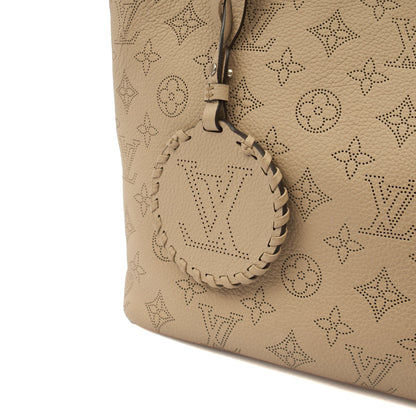 Louis Vuitton Tote Blossom MM Tote in Grey, Mahina Calfskin — Lifestyle View