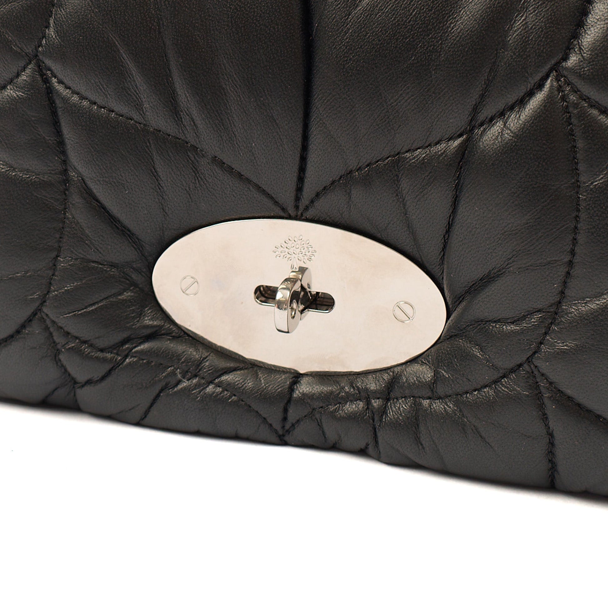 Mulberry Shoulder Bag Little Softie in Black, Calfskin Leather — Lifestyle View